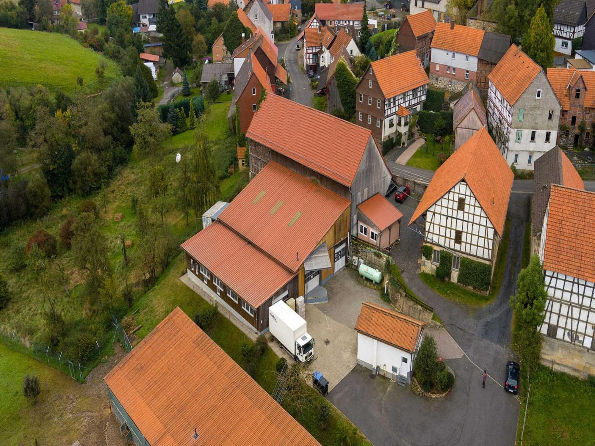Small Apartment In Hesse With Terrace And Garden Frielendorf Kültér fotó